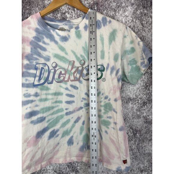Dickies brand Tie Dye Blue Pink Green White Women's Teens Small - Picture 6 of 7
